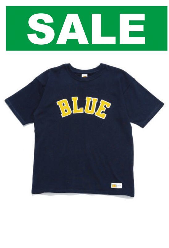 画像1: HOLLYWOOD RANCH MARCKET    RUSSELL・BLUE BLUE BLUEパッチTシャツ